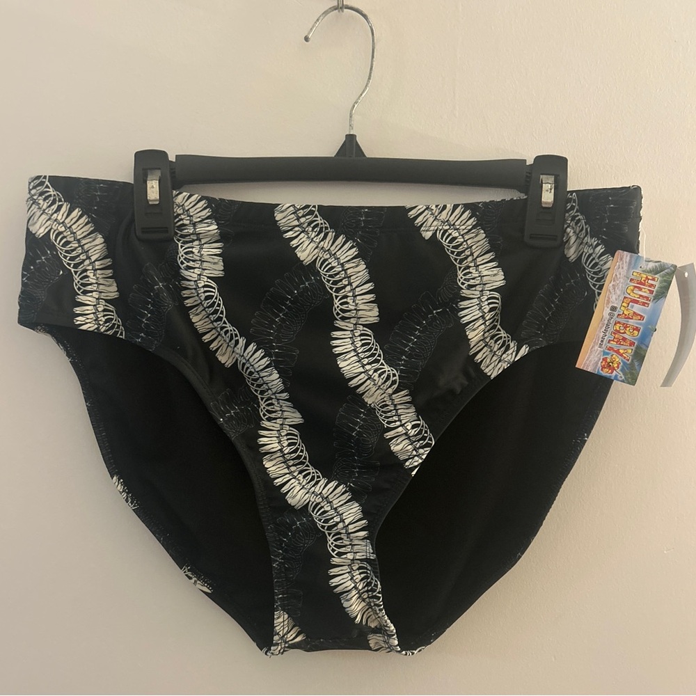 Hula Bay Black Ginger Swim Bottom
